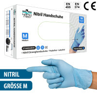 Nitril "M" Handschuhe "NAMO MED", 100 St./Box, blau