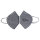 FFP2 Maske "SUMMIT", 1er Blister in 10er Box, grau