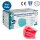 Medizinische Gesichtsmaske Typ IIR, 10x5er Pack, rot