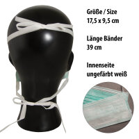 Medizinische OP-Mundschutz zum Binden, Typ IIR, 3-lagig,...