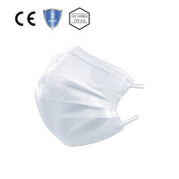 Kinder-Medizinische-Maske Typ IIR, 10x5er Box, wei&szlig;