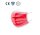 Kinder-Medizinische-Maske Typ IIR, 10x5er Box, rot