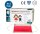 Kinder-Medizinische-Maske Typ IIR, 10x5er Box, rot