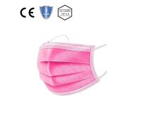 Kinder-Medizinische-Maske Typ IIR, 10x5er Box, rosa