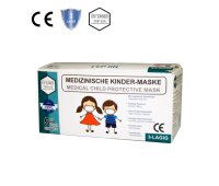 Kinder-Medizinische-Maske Typ IIR, 10x5er Box, lila