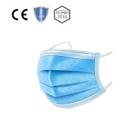 Kinder-Medizinische-Maske Typ IIR, 10x5er Box, blau