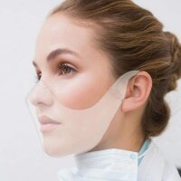 Transparente Mund-Nasen-Bedeckung