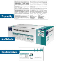 Vinyl-Medical "S" Handschuhe, 100 St./Box,...