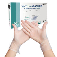 Vinyl-Handschuhe "XL" 100 St./Box, transparent