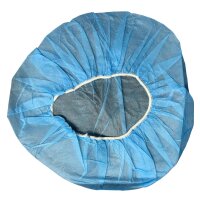 Einweg-Schutzhaube PP-Vlies, 50 St&uuml;ck, blau